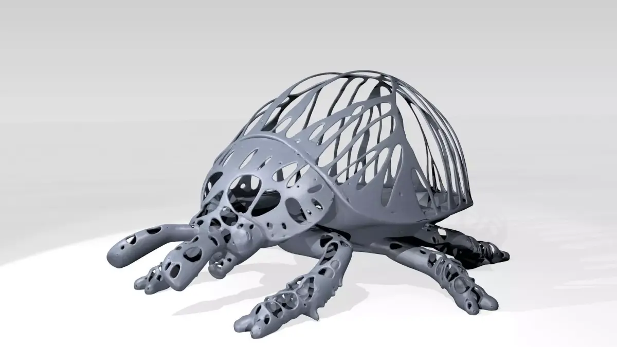 Ladybird Dust Voronoi 3D model
