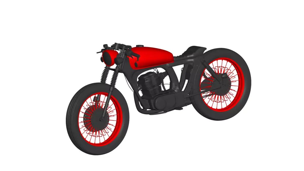 CB Cafe Racers 3D model