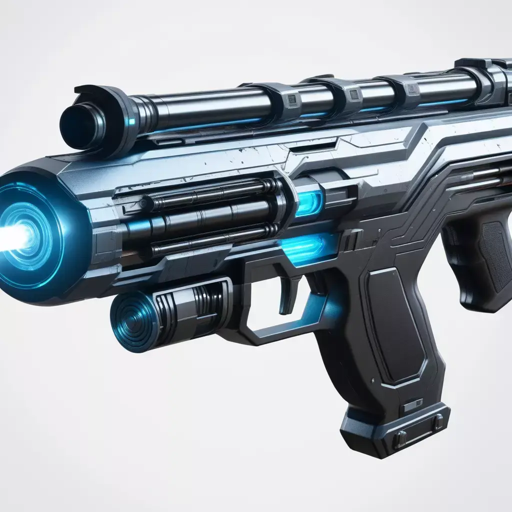 Futuristic Plasma Rifle 3D Model 3D model purchase