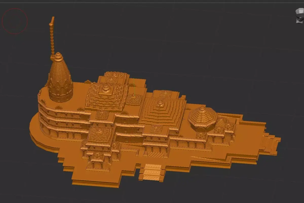 Ram Mandir 3D print model