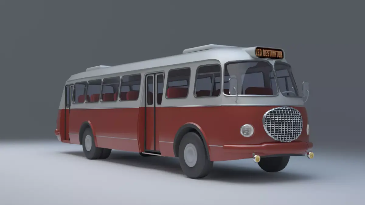 Skoda 706 RTO-K Low-poly 3D model