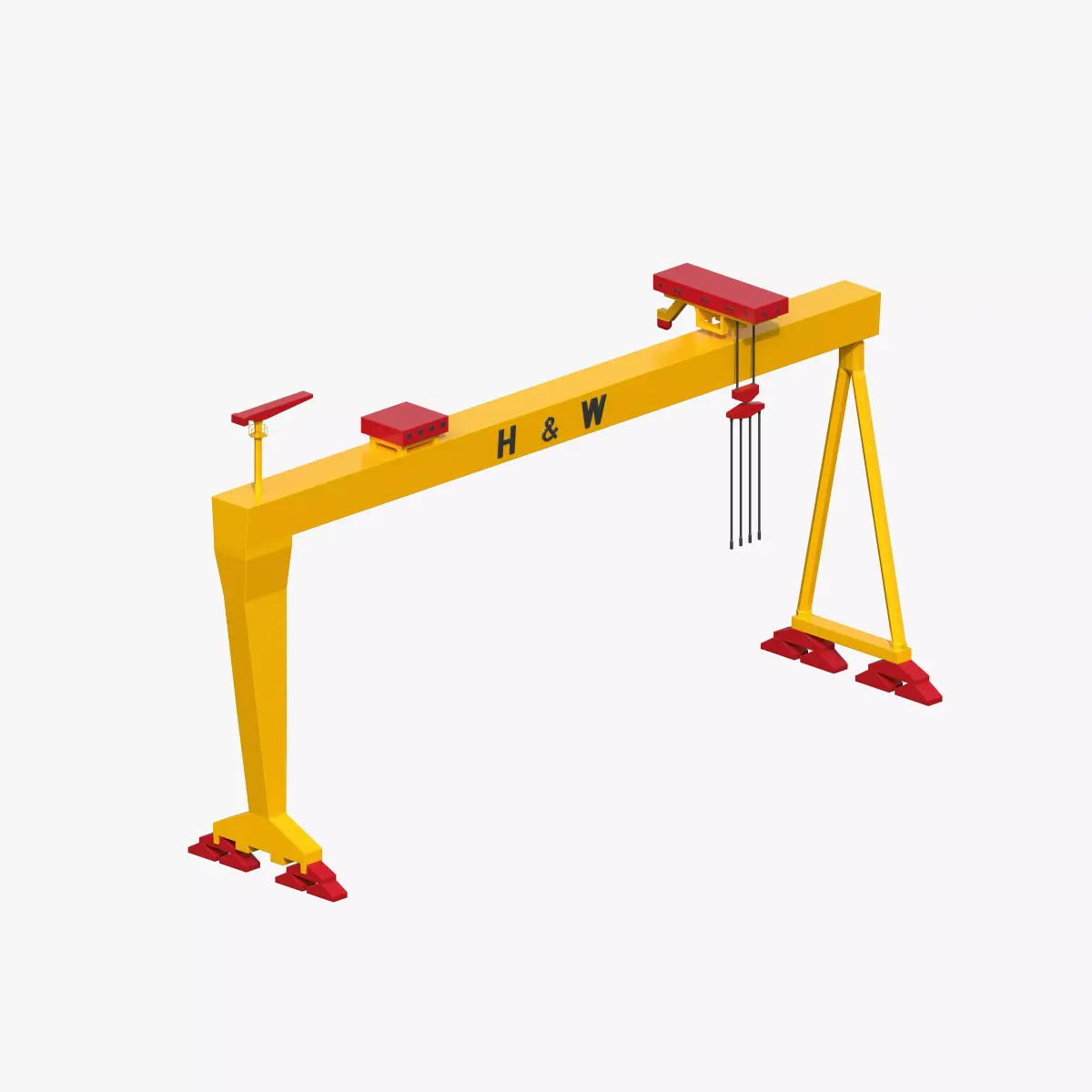 Harland and Wolff Gantry Crane 3D model