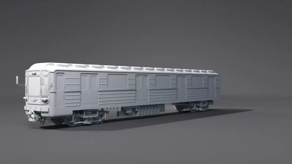 Metro train 3D model buy