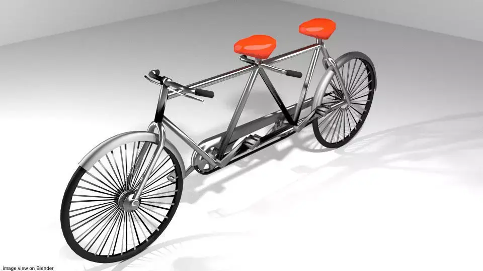 Bicycle - Cruiser 3D model