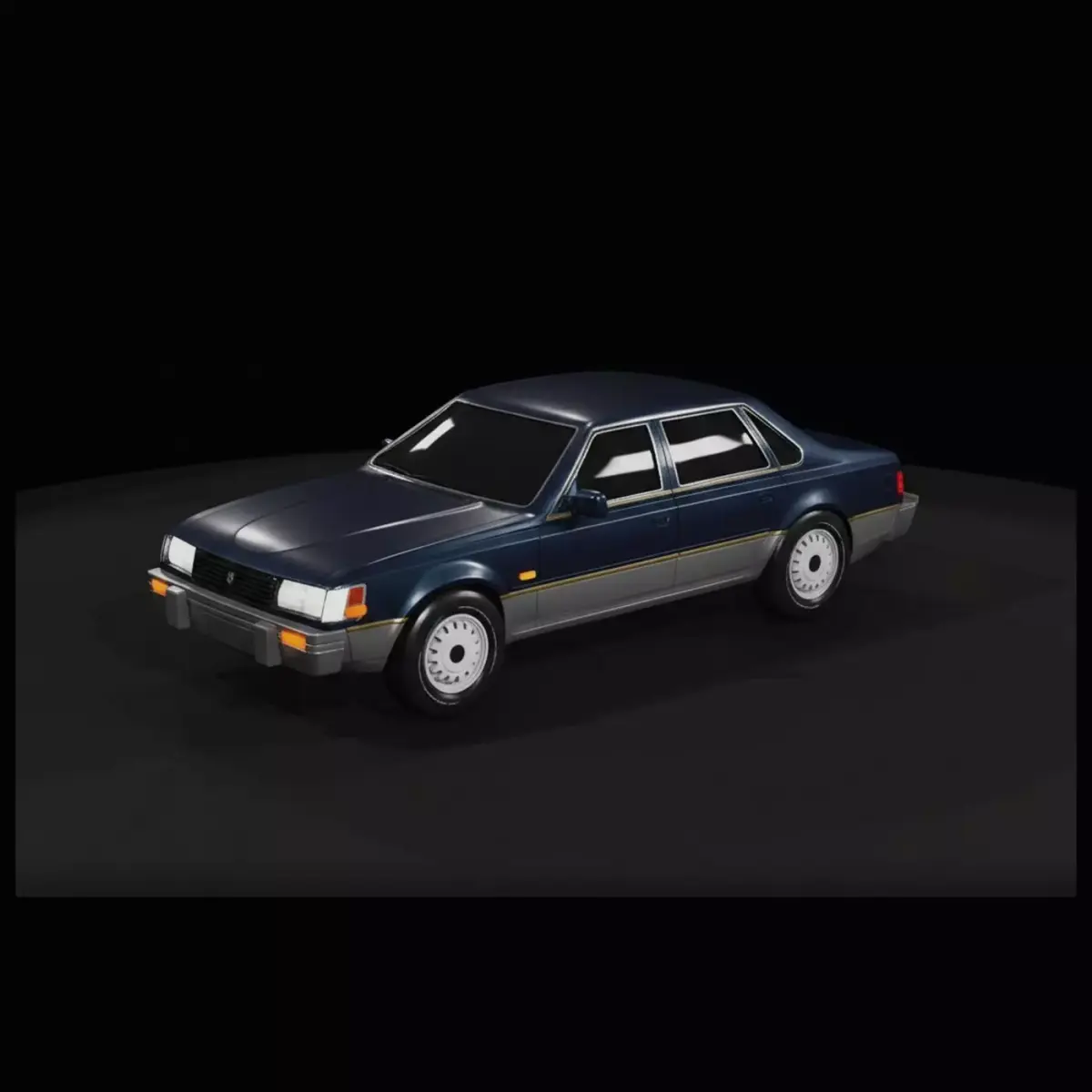 1-87 AMC Concord Sedan 1980 Print Ready STL 3D print model