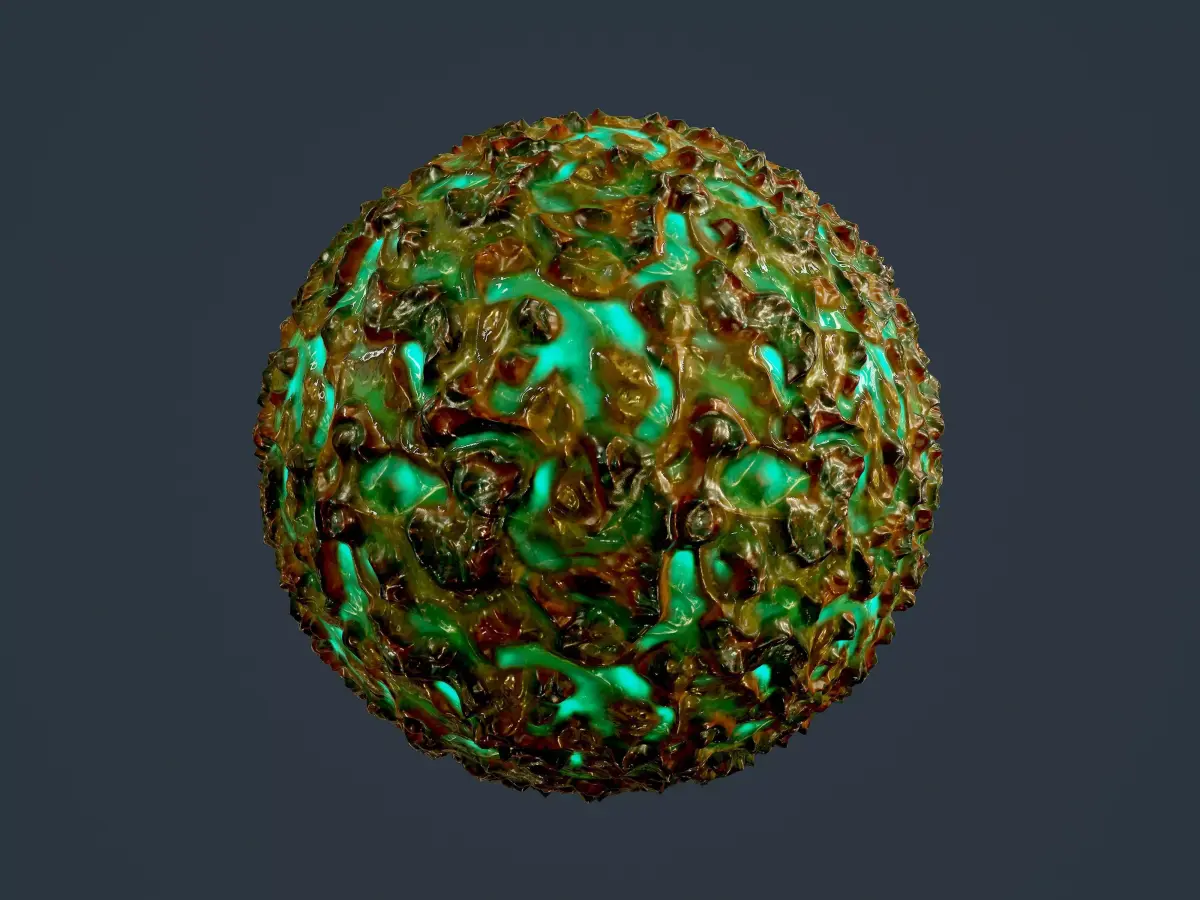 Sci-fi Alien Creature Environment Seamless PBR Texture 23 Texture