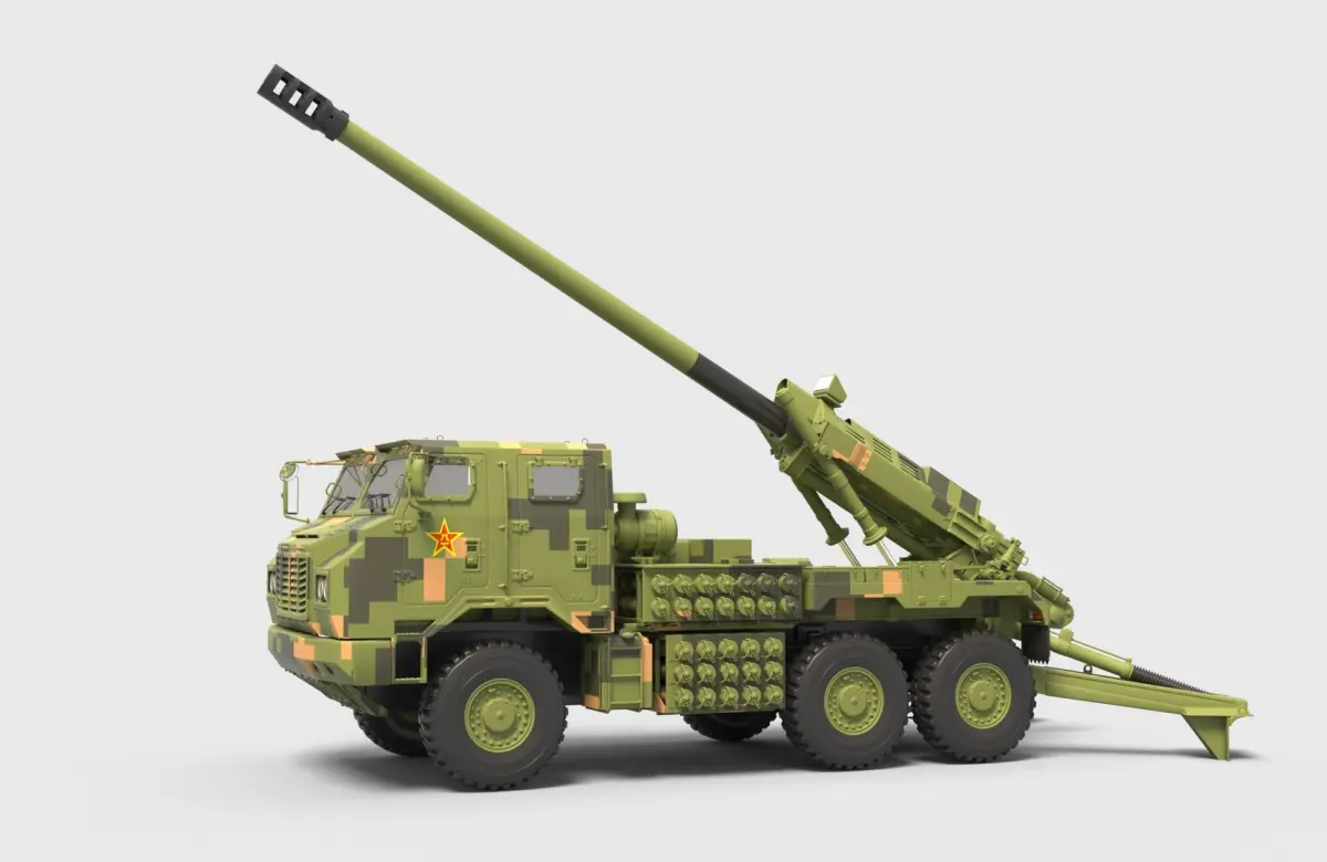 Chinese PCL-181 155mm Self-propelled Howitzer 3D model