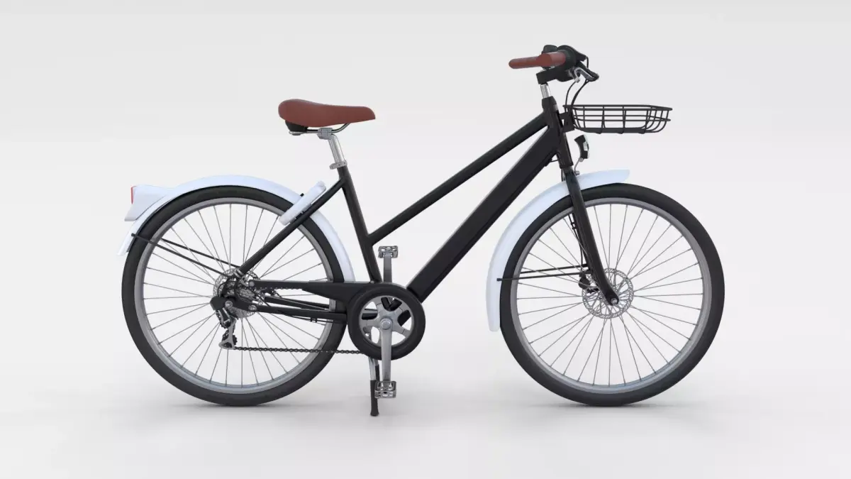 Generic Bicycle Black 3D model