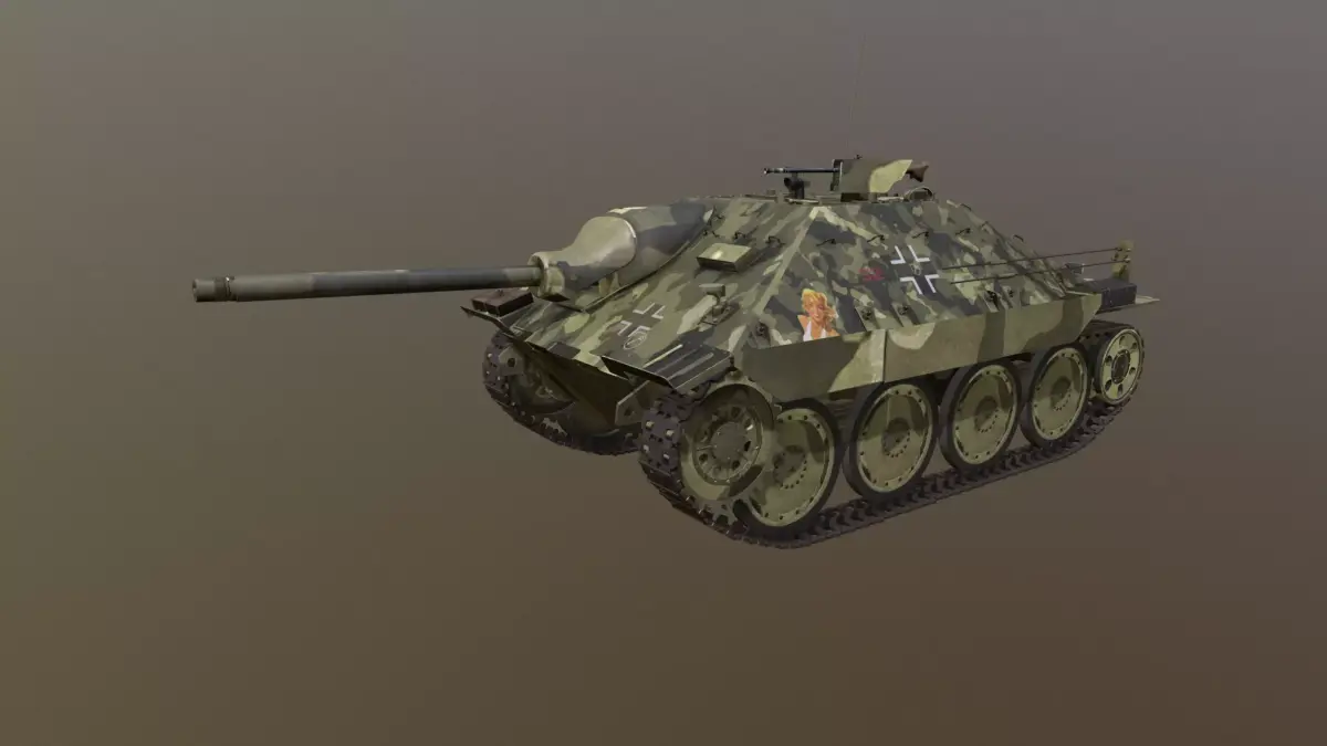 Jagdpanzer 38 - Hetzer sommer Leibstandarte 3D model