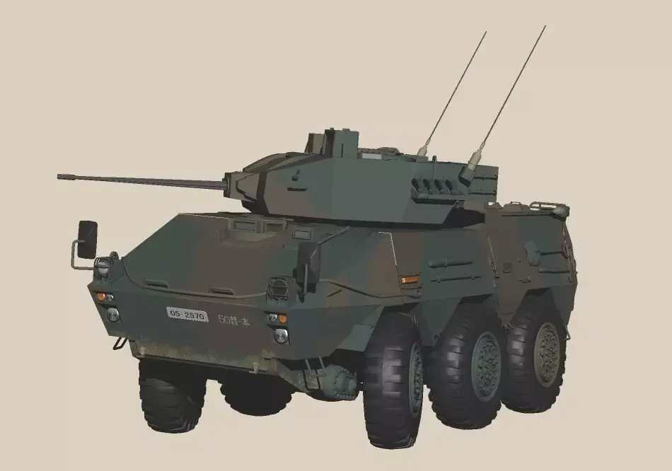 Japan Ground Self-Defense Force Type87 ARV 3D model