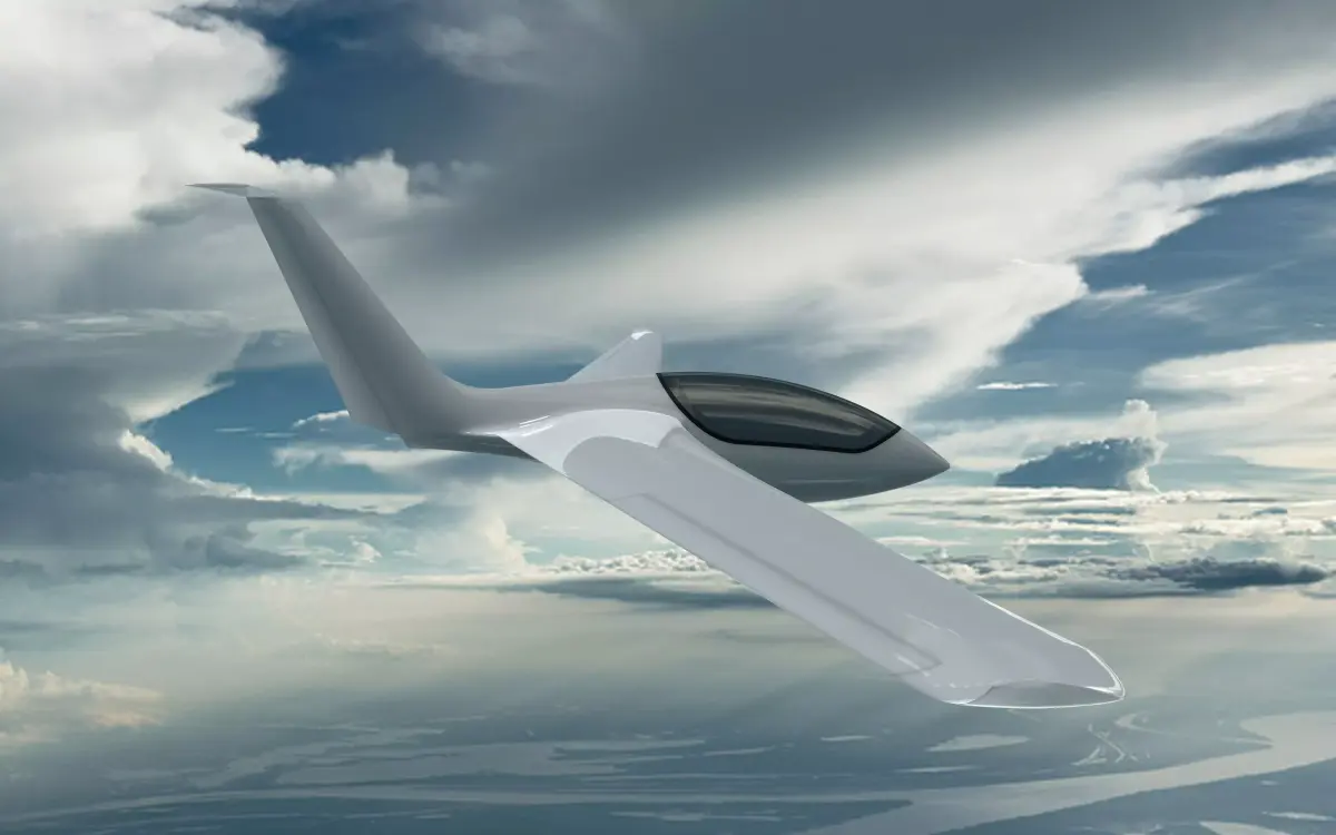 Genesis 2 flying wing sailplane 3D model