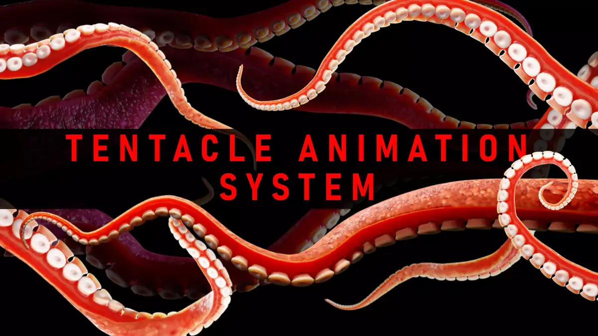 Tentacle Animation System Free 3D model