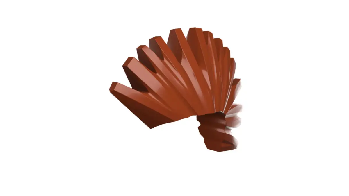 Custom3Dprint Minifigure Accessory - Minifigure Hair S2 - 013 3D print model