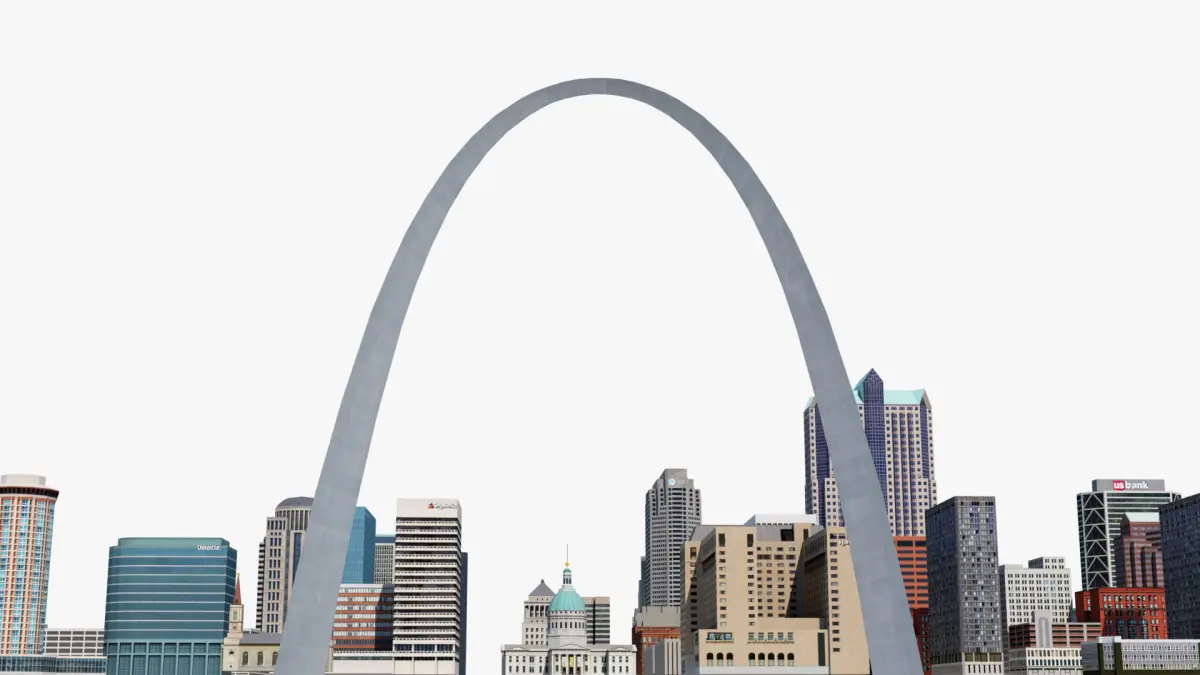 St Louis Cityscape 3D model
