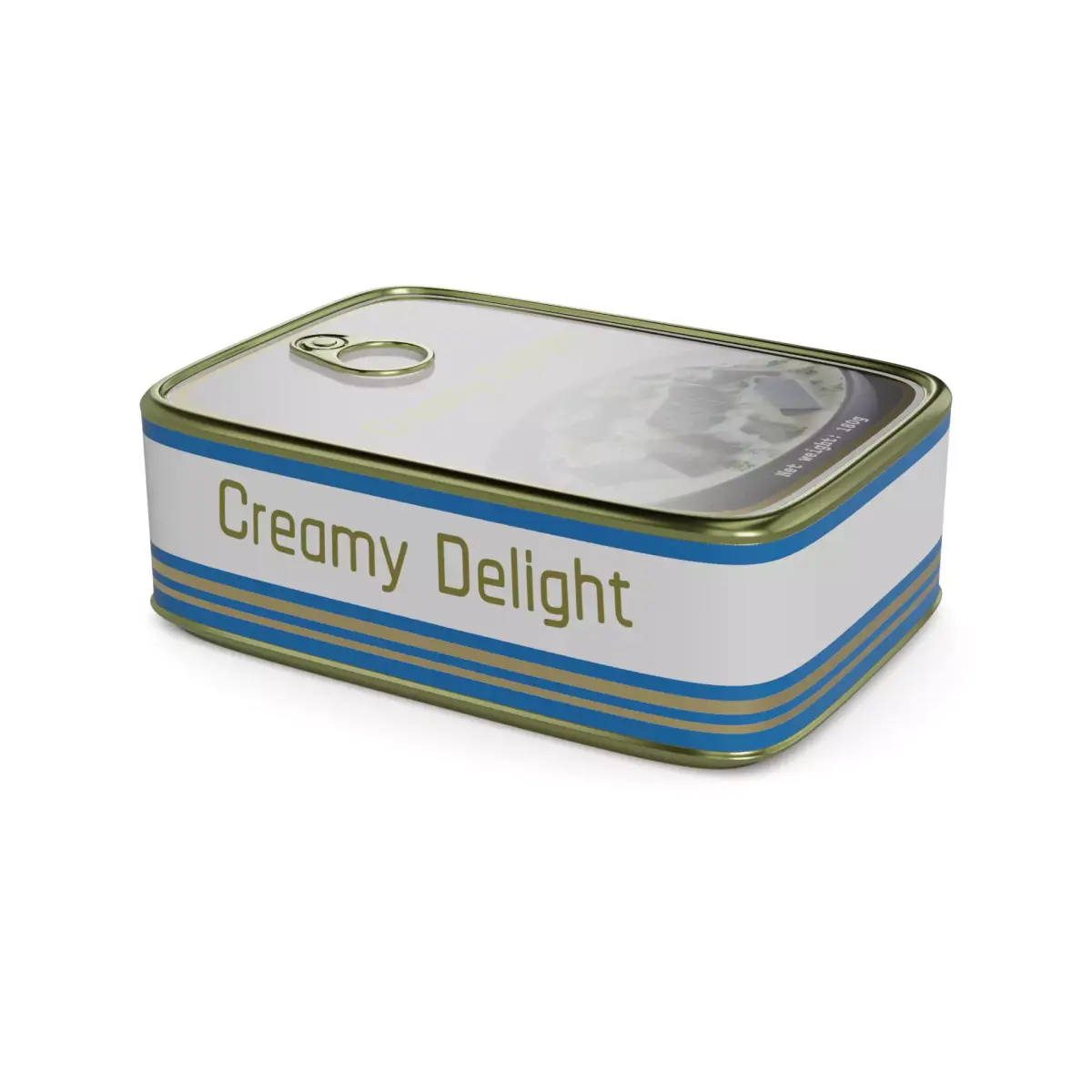 Herrings and herring products Herring in Cream Sauce 3D model