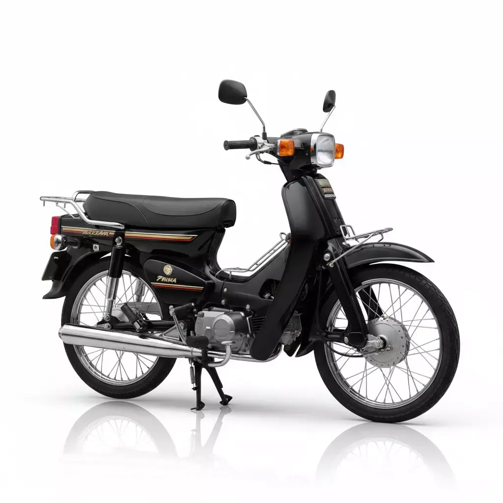 Vintage Honda Astrea Prima 100cc Classic Underbone Moped Low-poly 3D model