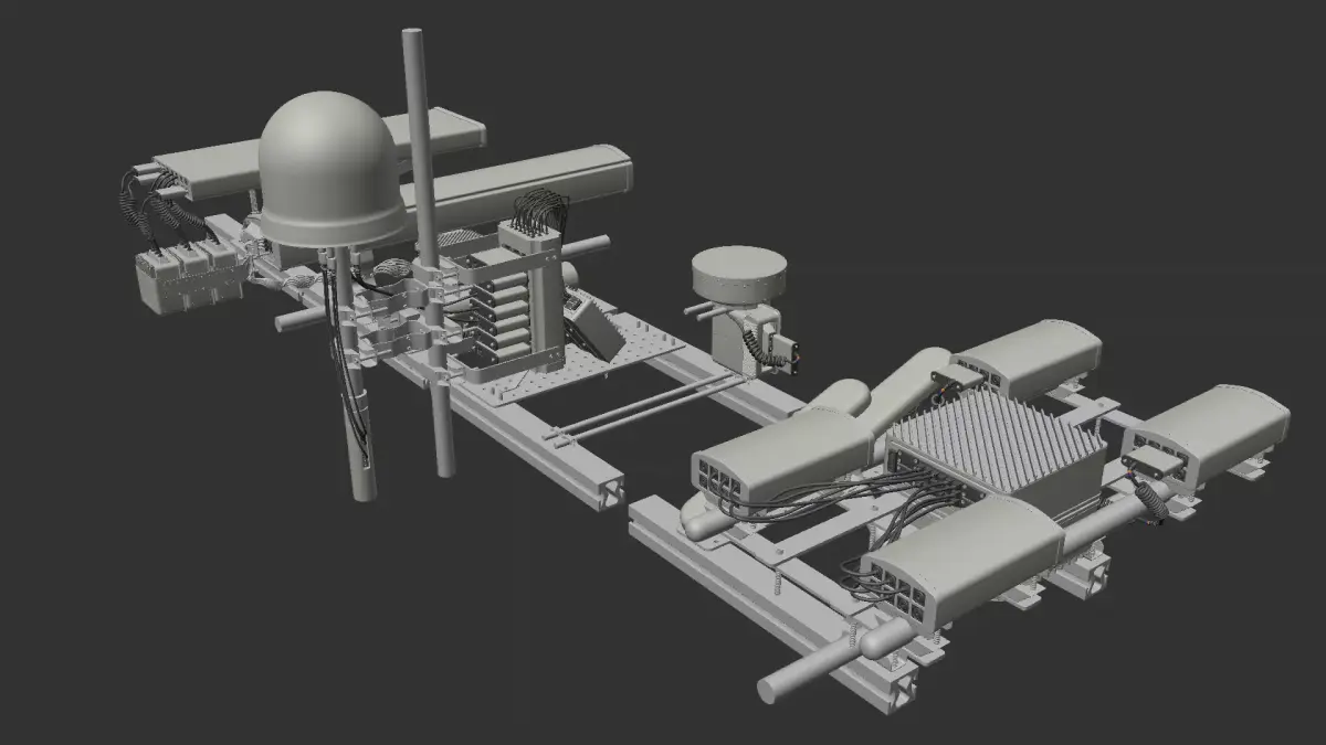 Cellphone Antennas Kitbash Pack 3D model