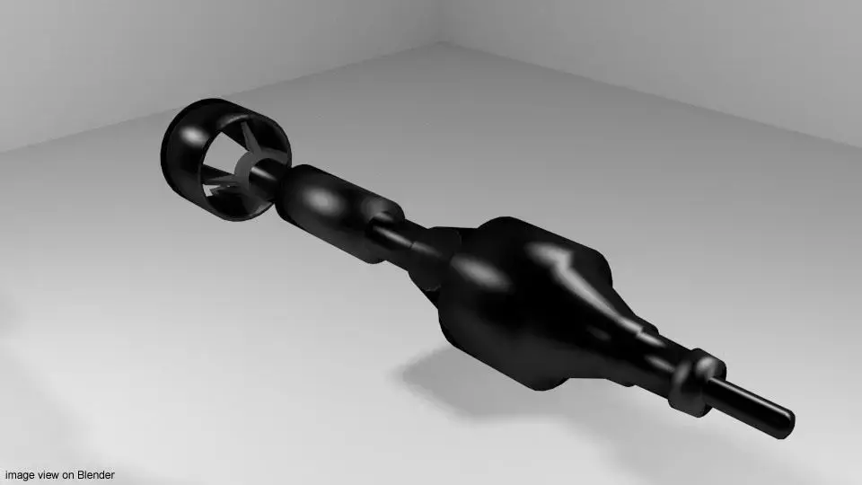 Rocket Launcher - Projectile - Raketenpanzerhaust 88mm HEAT 3D model