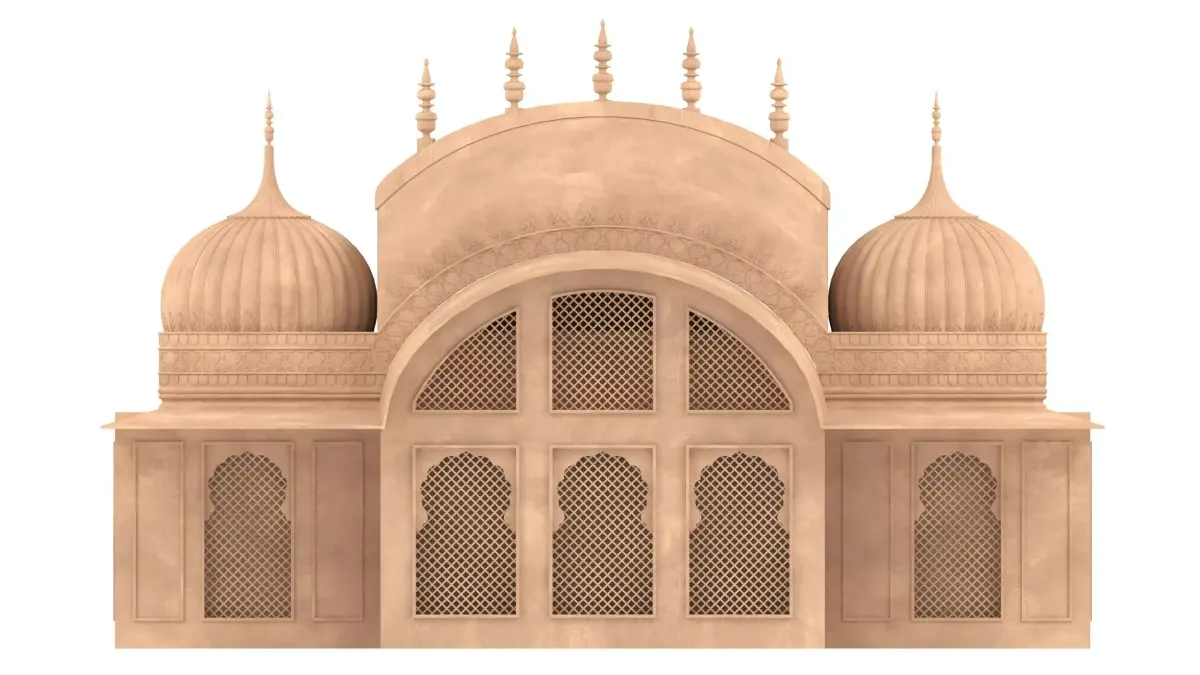 Indian Palace Dome 3D model shop