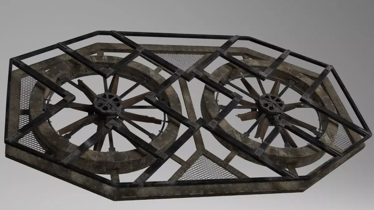 Old Ventilation system 3D model