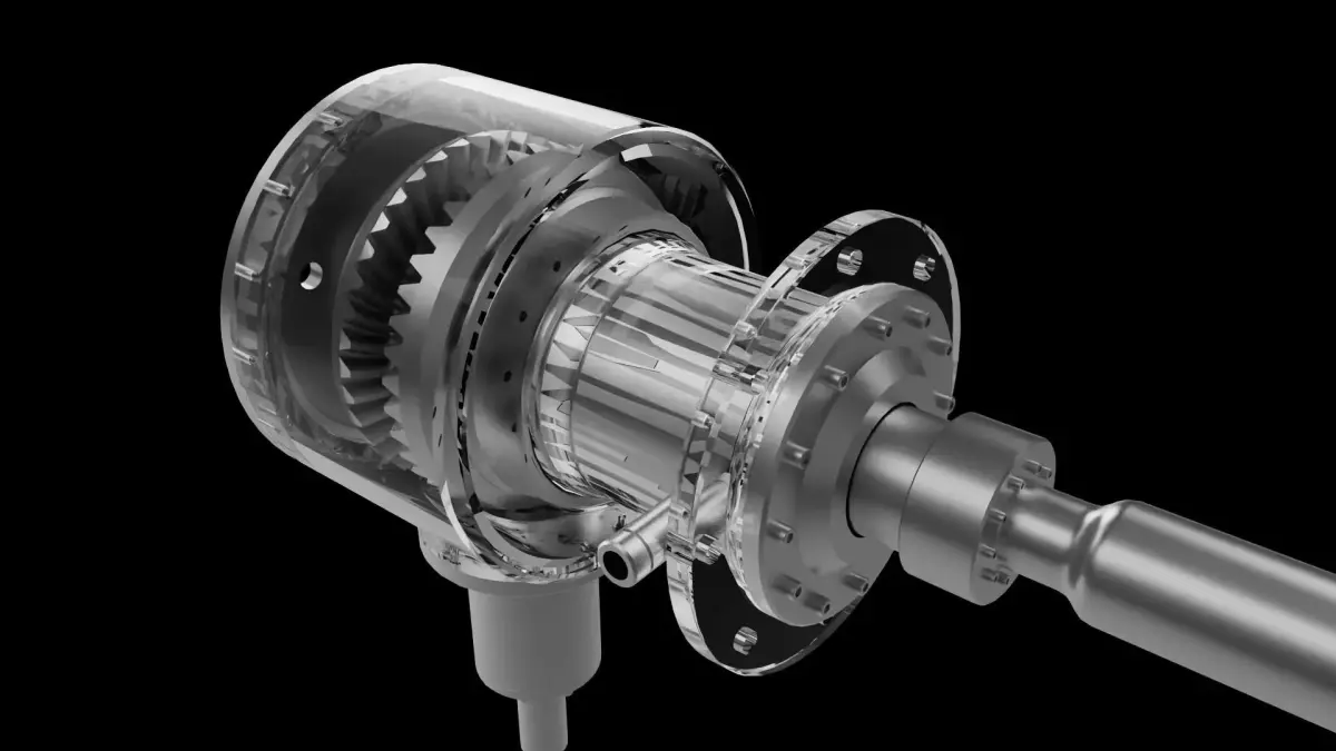 Anti-rotor helicopter gear 3D print model