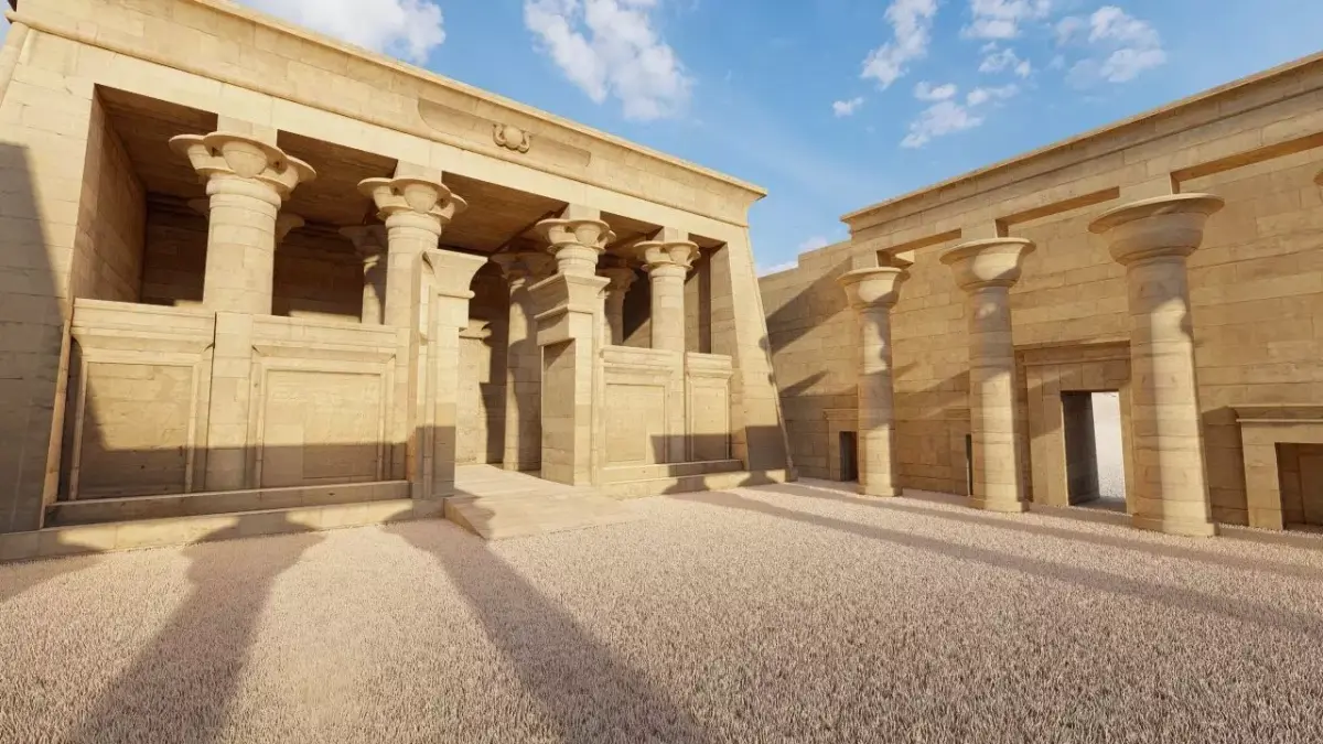 Zigurat ancient pyramid-Ziggurat Temple 3D model 6