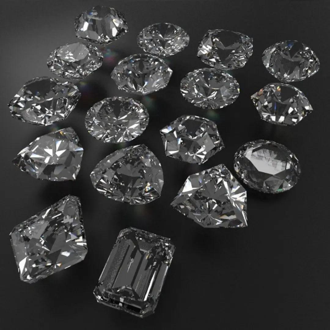 Special Cut Gem Collection 3D model