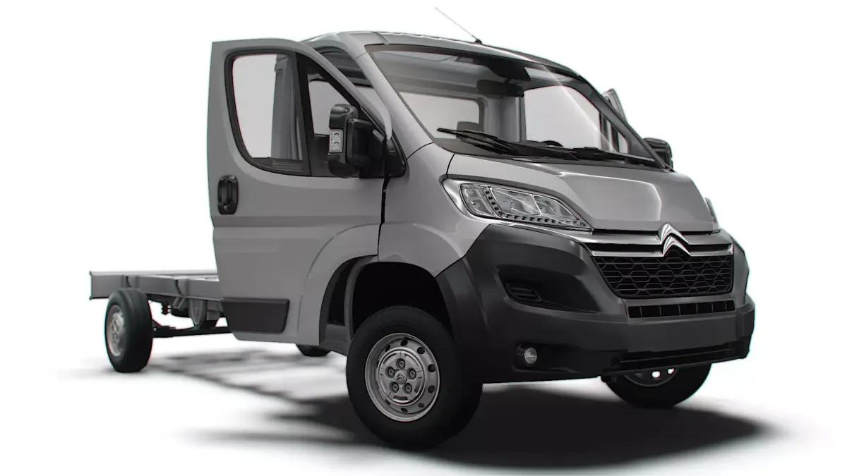 Citroen Jumper Chassis Truck SCab 4035WB HQInterior 2023 3D model