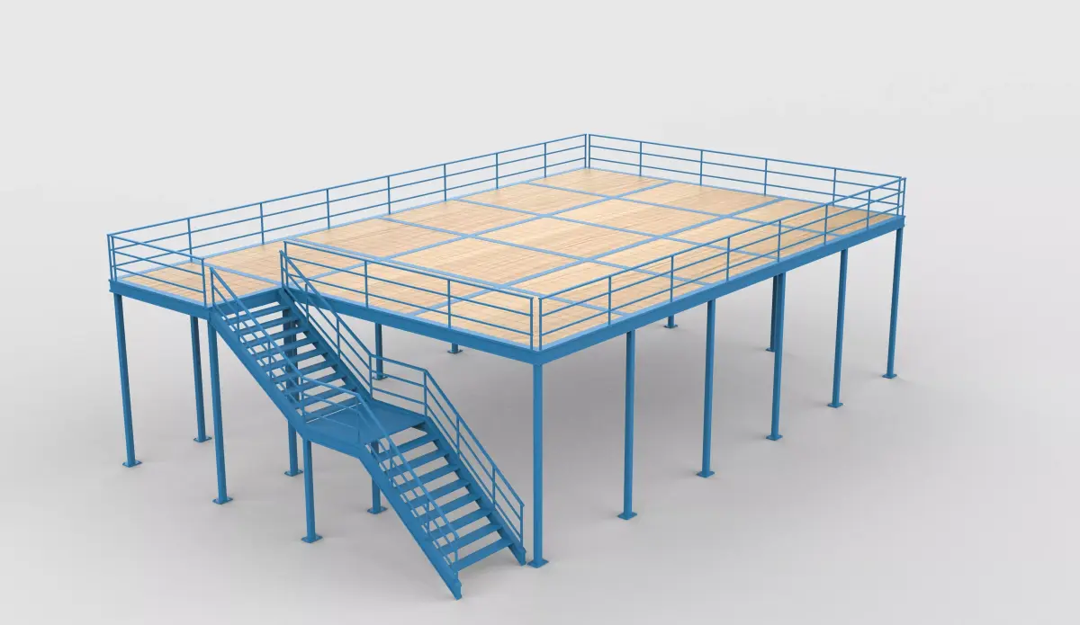 mezzanine floor system 3D model