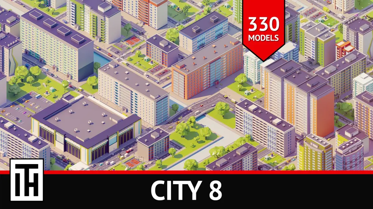 City 8 USSR 3D model