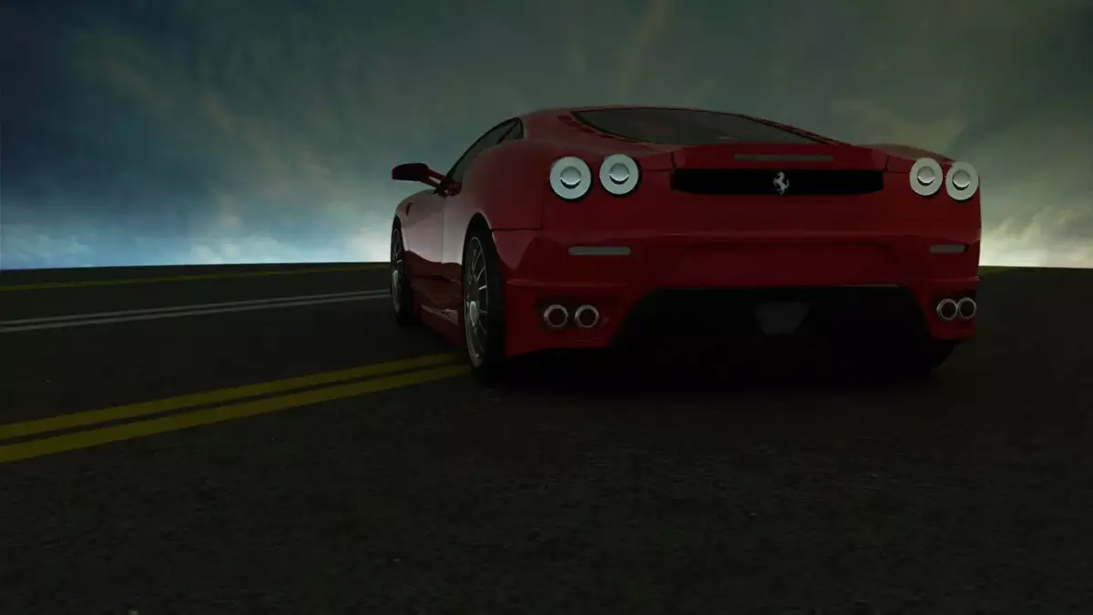 Ferrari  F430 Free low-poly 3D model