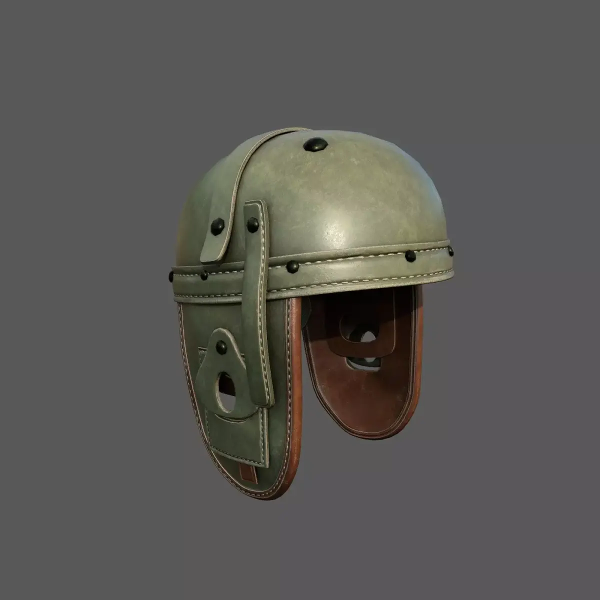 Helmet combat military Scifi 3d model  Low-poly 3D model