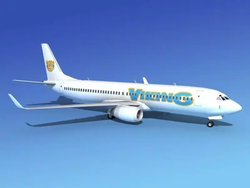 Boeing 737-800ER Viking 3D model