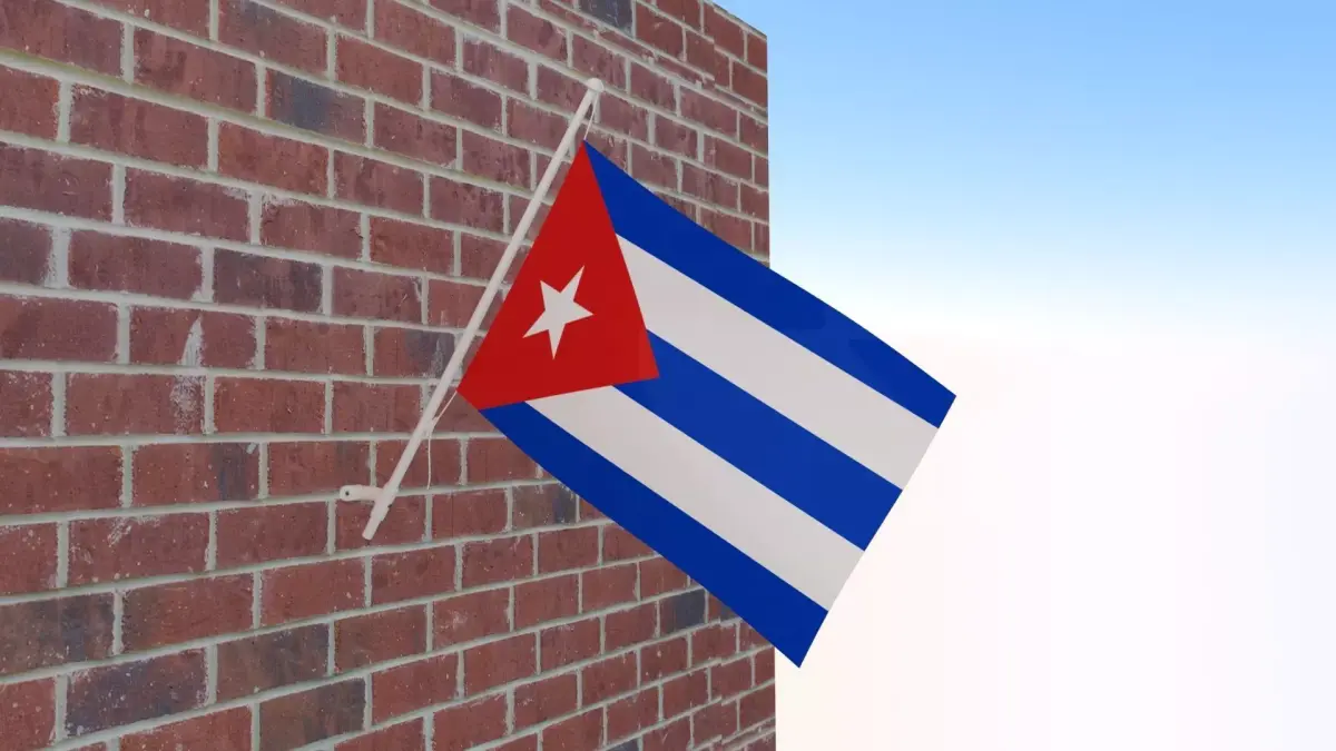 Flag of Cuba 3D model