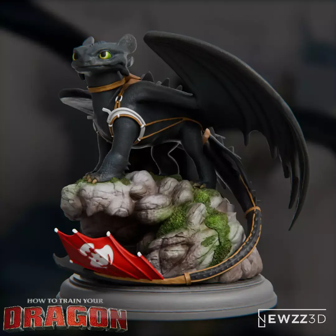 Toothless - How to Train Your Dragon 3D print model purchase