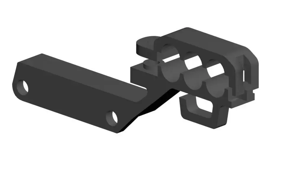 Replacement part IF560 Wire Holder for Kyosho MP10 TKI2 3D print model