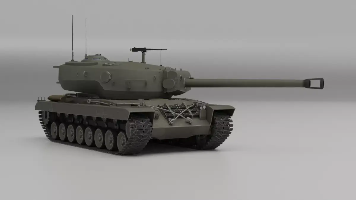 T30 American heavy tank 3D model purchase