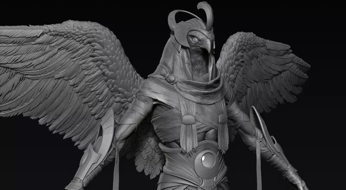 Horus Zbrush Concept 3D model