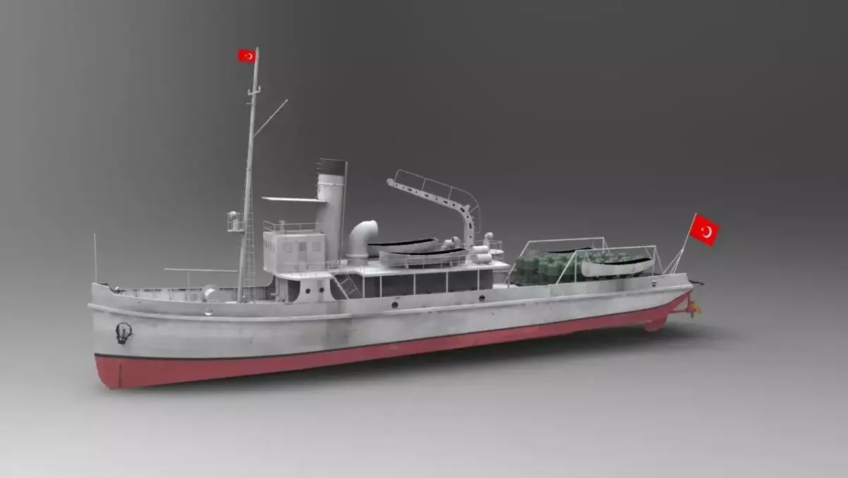 Nusret Mine Ship 3D model