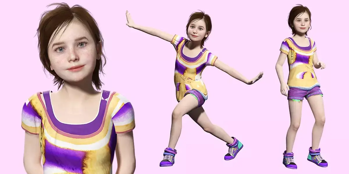 Sophia little Sunshine Free 3D model