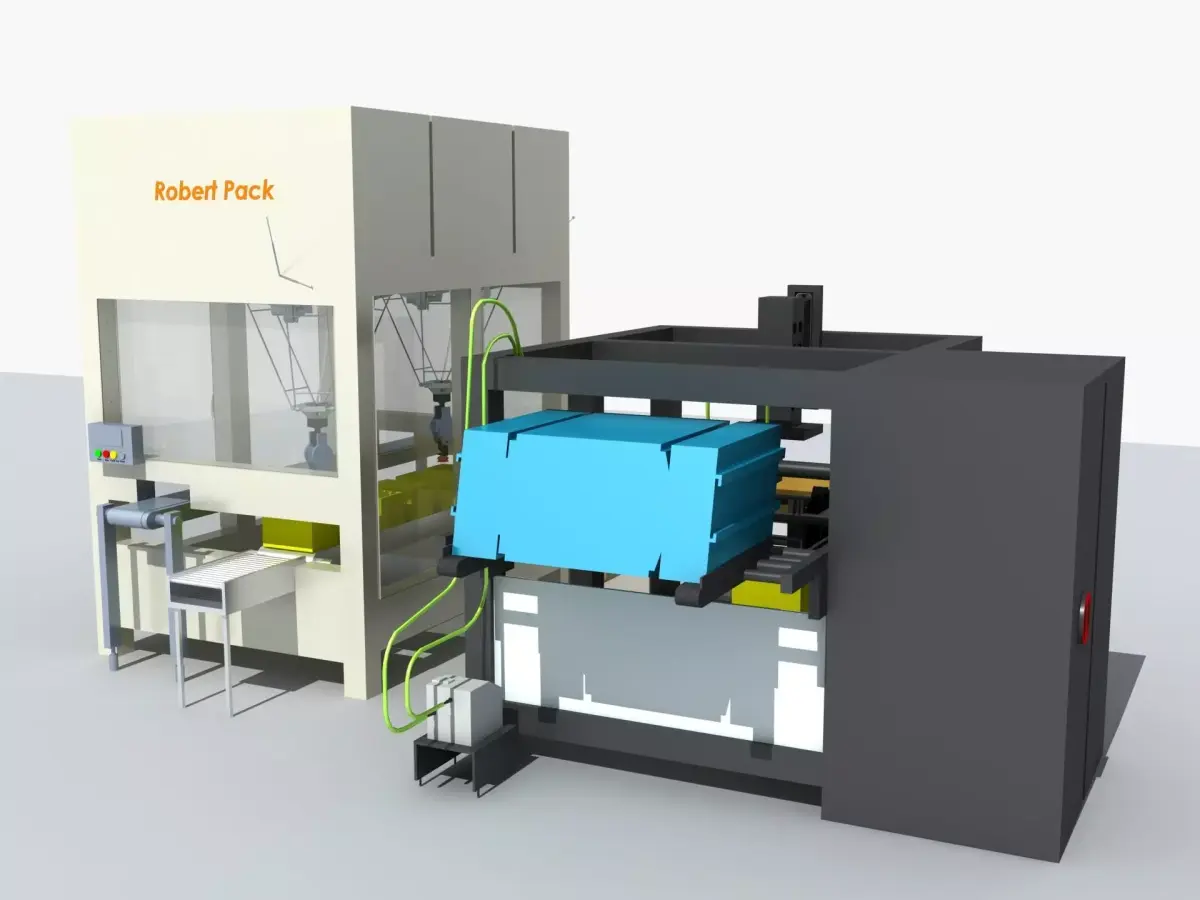  Industrial Equipment 11 - Cheese Production Line  3D model