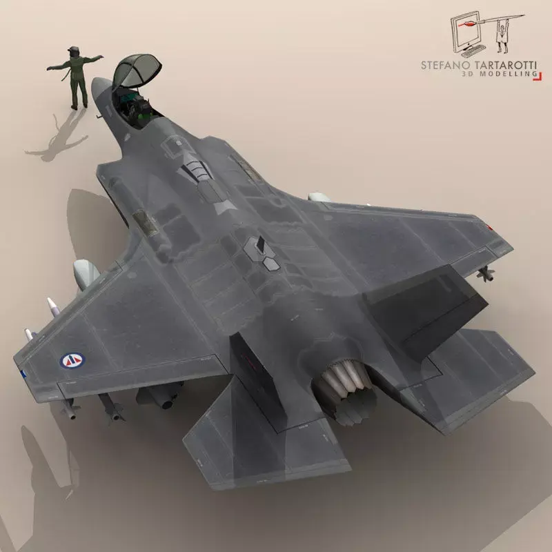 F35A - Royal Norwegian air force 3D model