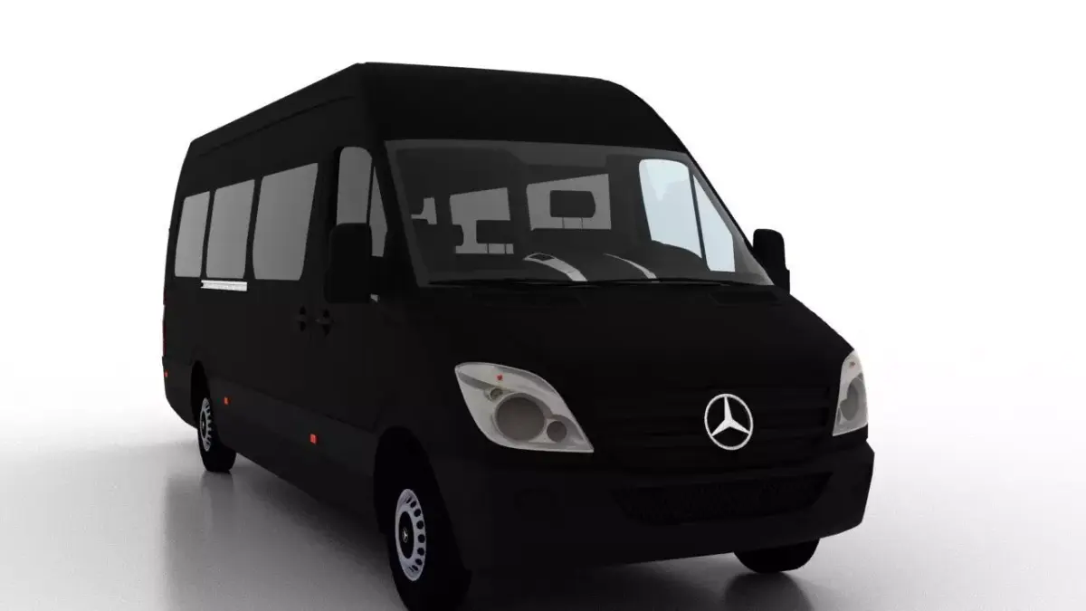 Mercedes Benz Sprinter L4H2 2009 Passenger EU 3D model