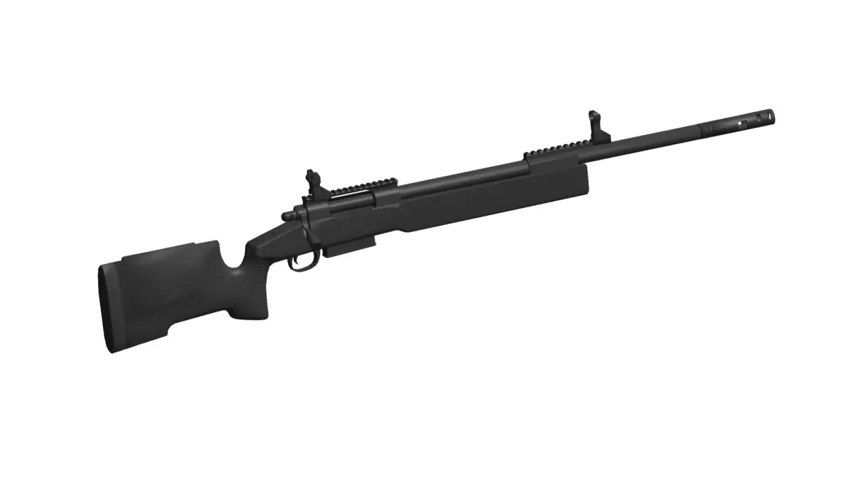 M40 rifle 3D model purchase