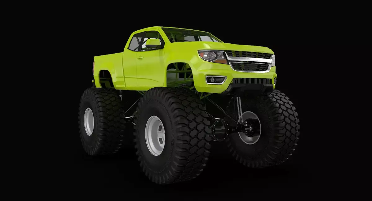 Monster Truck 3D model shop