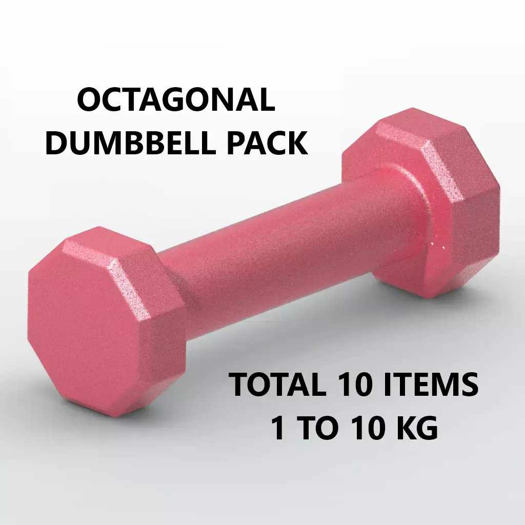 OTCAGONAL DUMBBELL PACK 3D print model