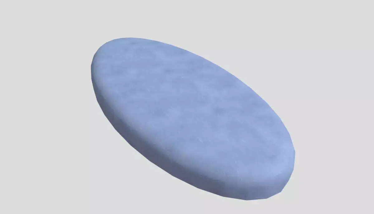 Hoverboard pillow Free 3D model