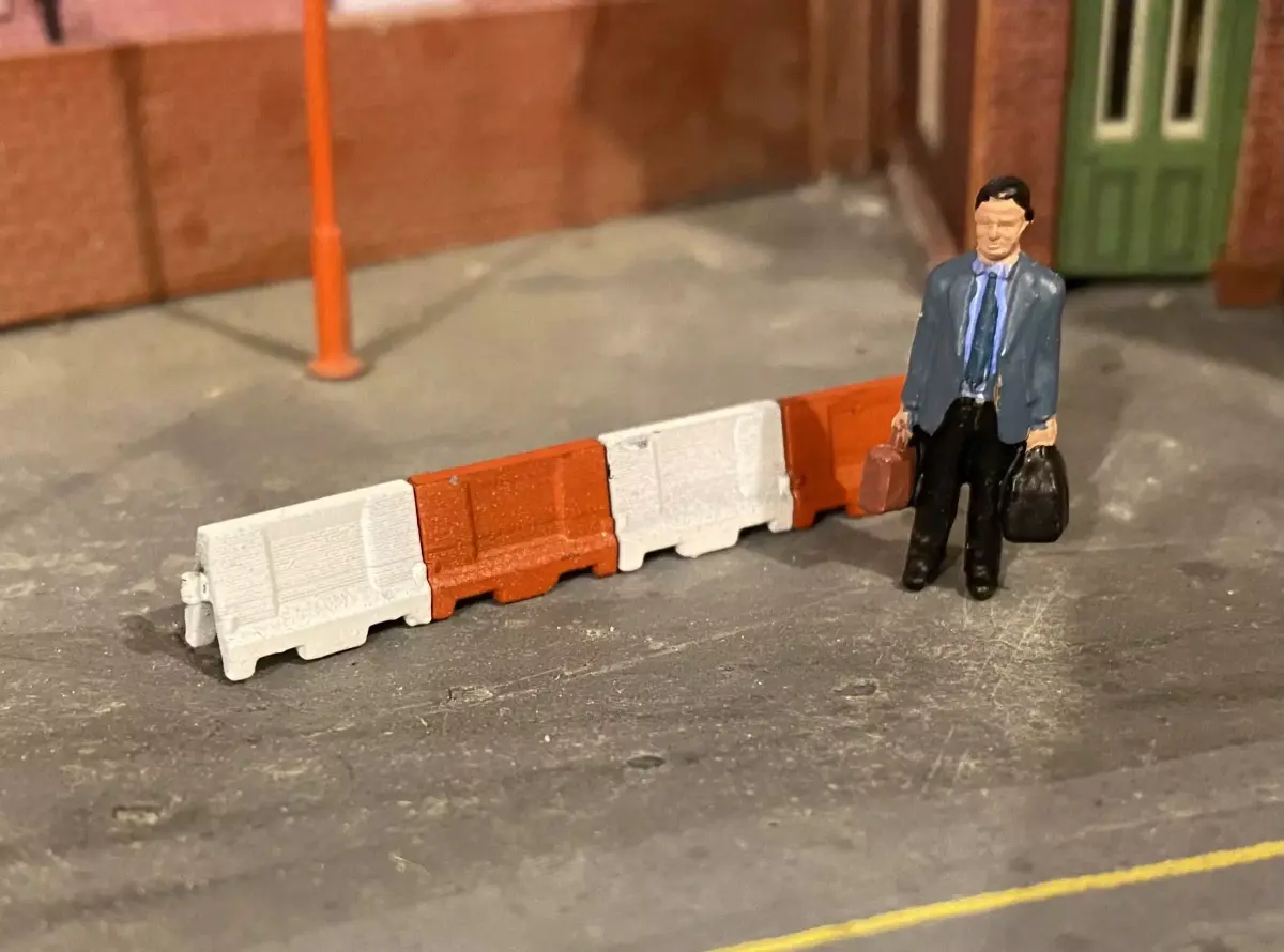 Model Railway Road Barriers 3D print model