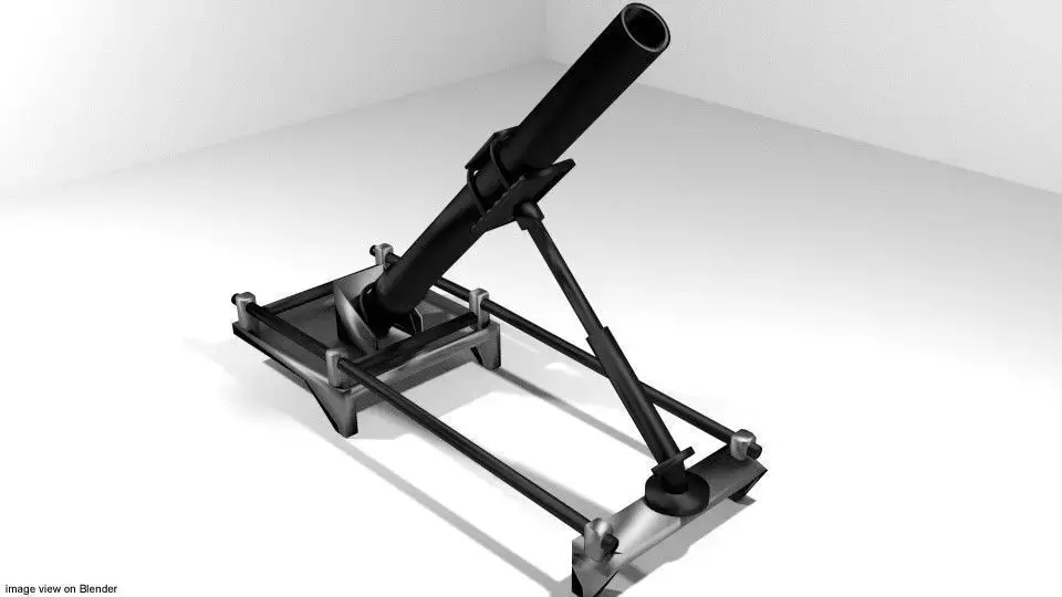 Mortar - Type Medium 3D model