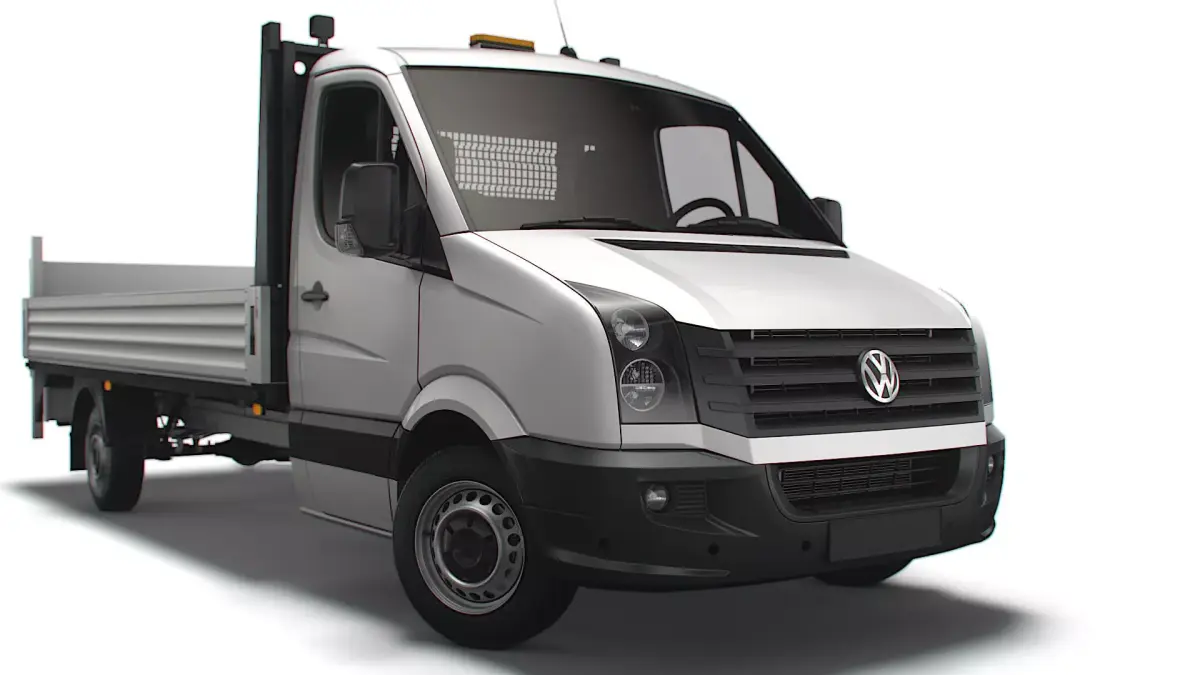 Volkswagen Crafter Dropside Tail Lift 2016 3D model
